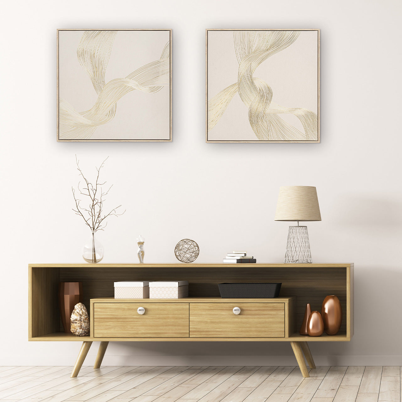 Painting Golden Swirl