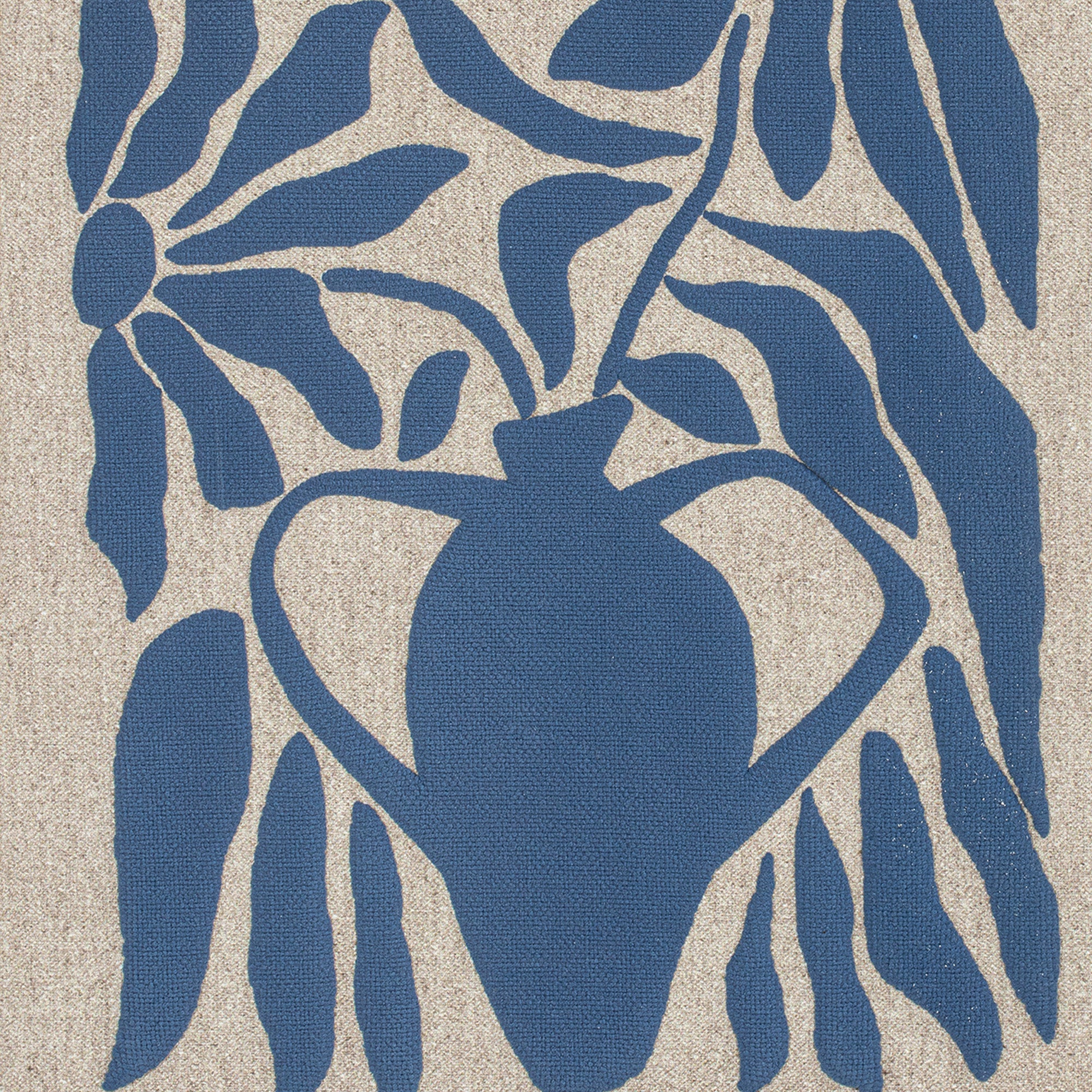 Murale Fleur Bleue Sieste