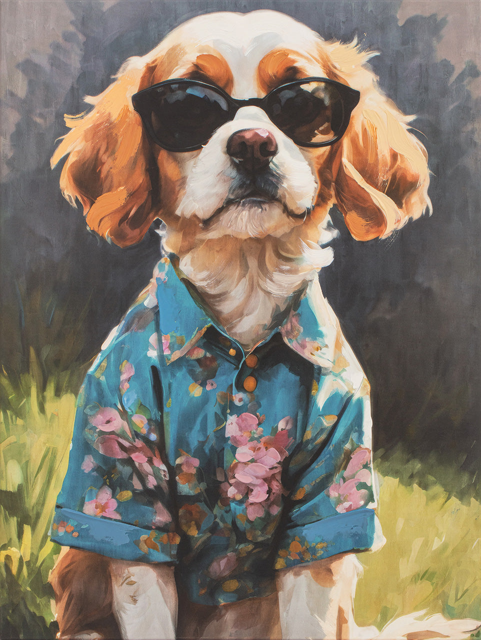 Gemälde Spring Time Spaniel