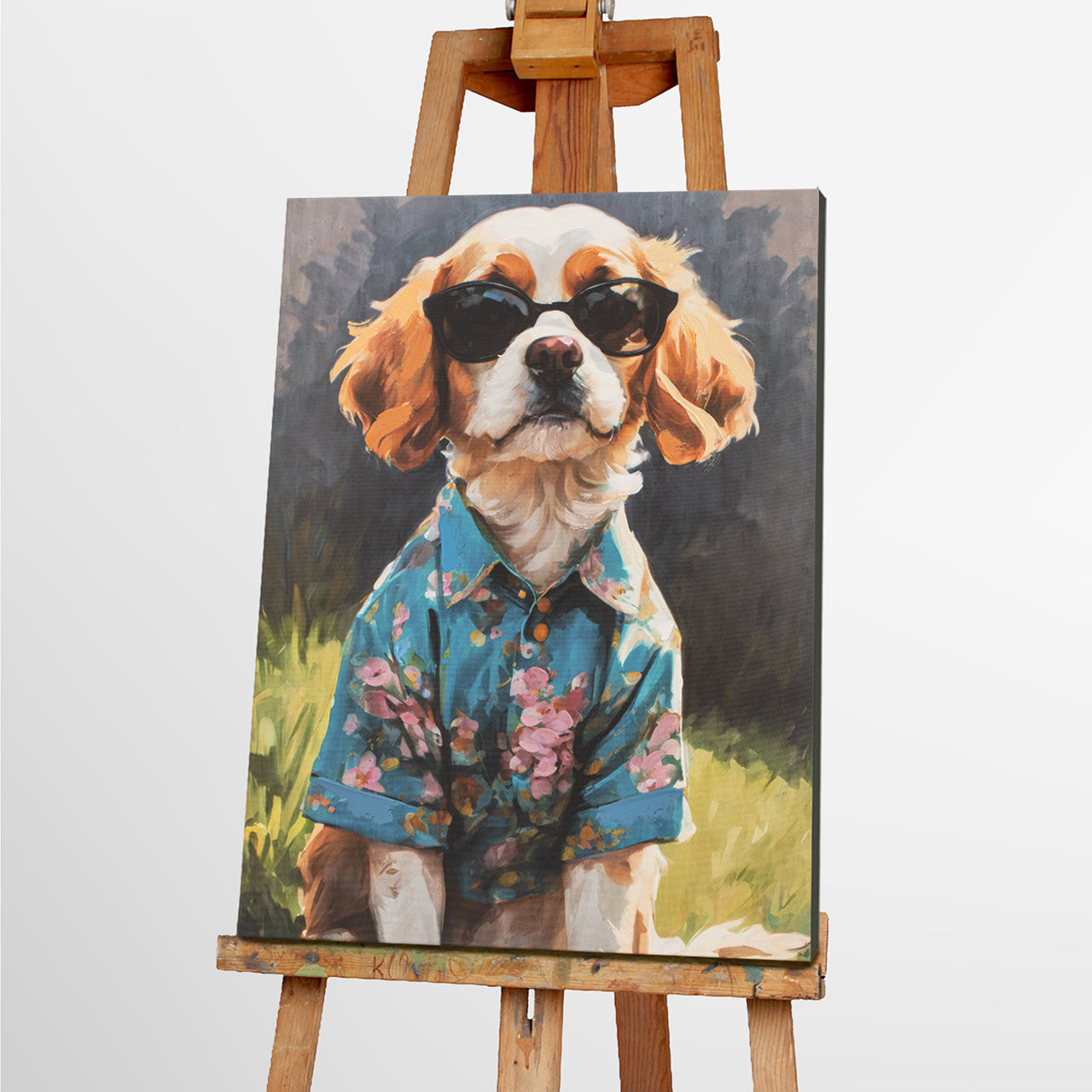 Gemälde Spring Time Spaniel