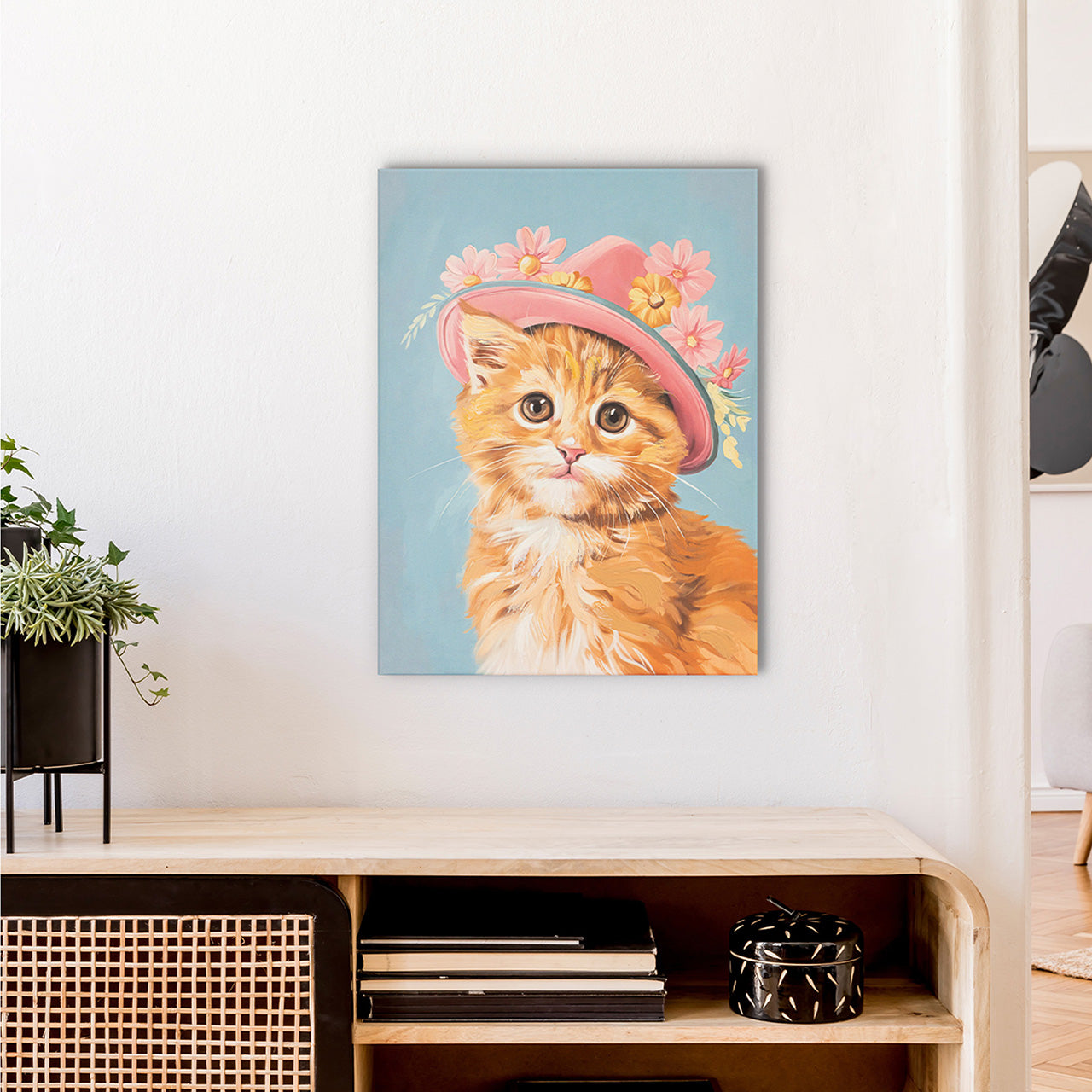 Painting Flower Kitty