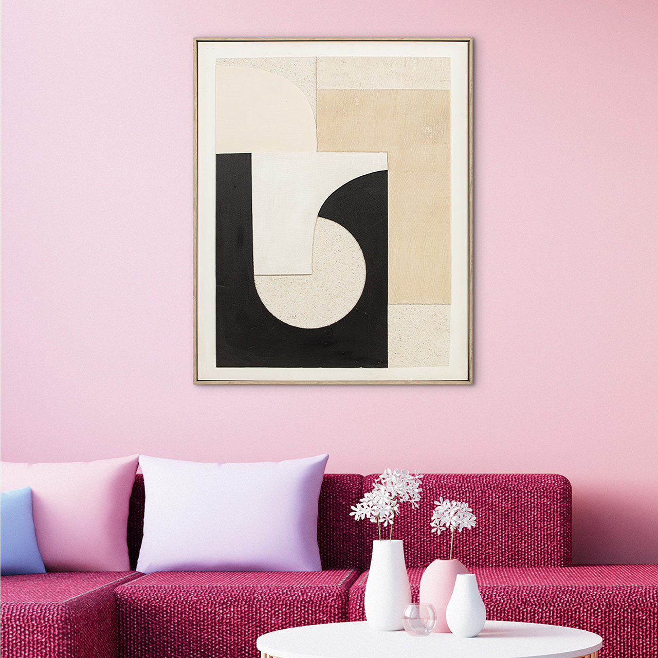 Gemälde Natural Geometric Shapes