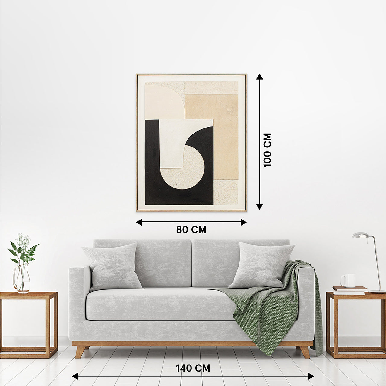 Gemälde Natural Geometric Shapes