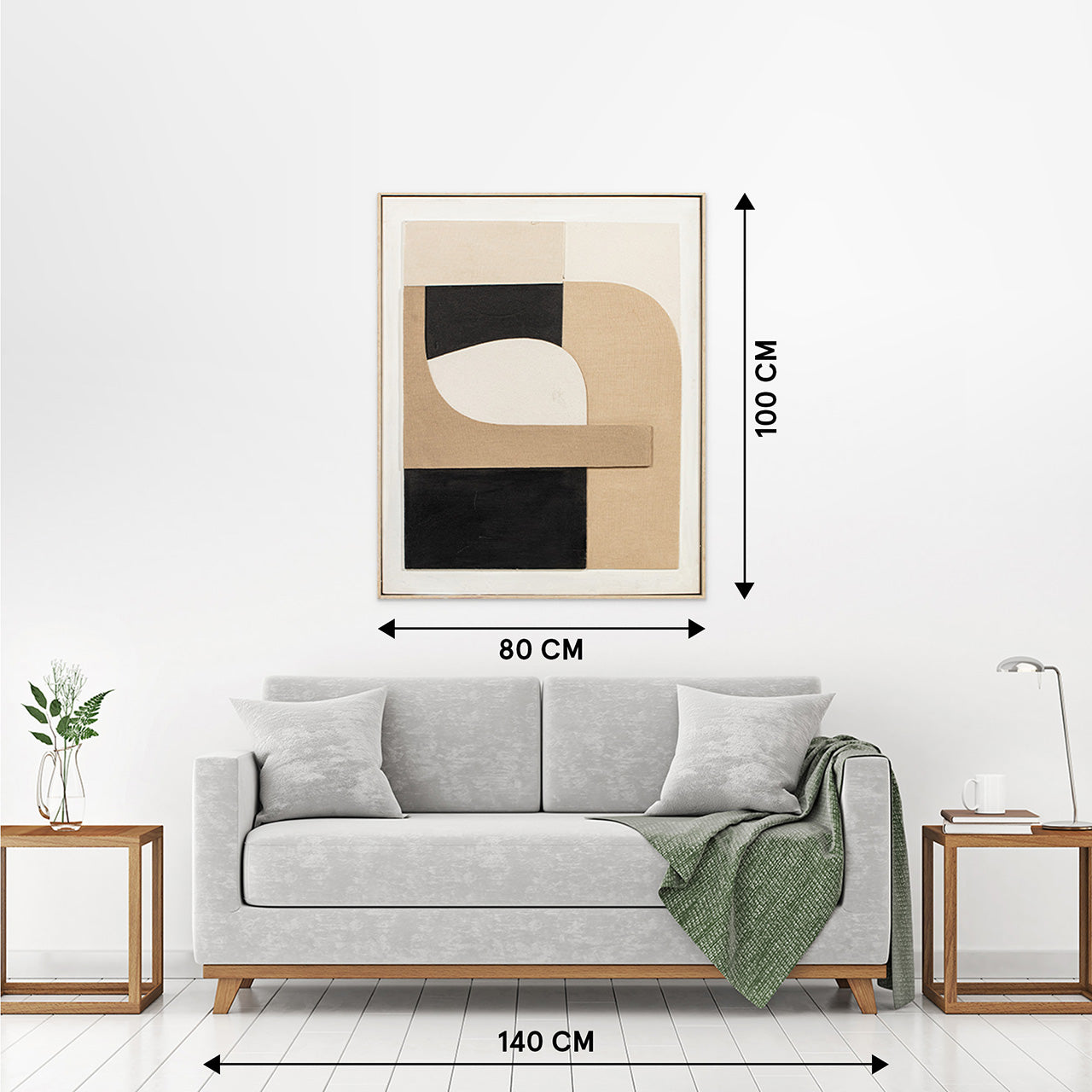 Gemälde Natural Geometric Shapes