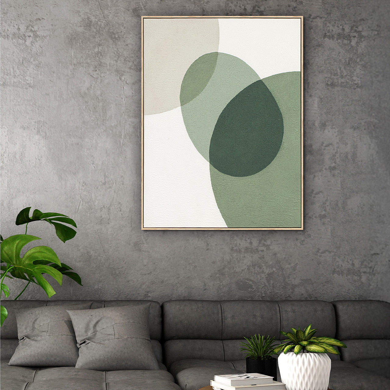 Gemälde Green Dots