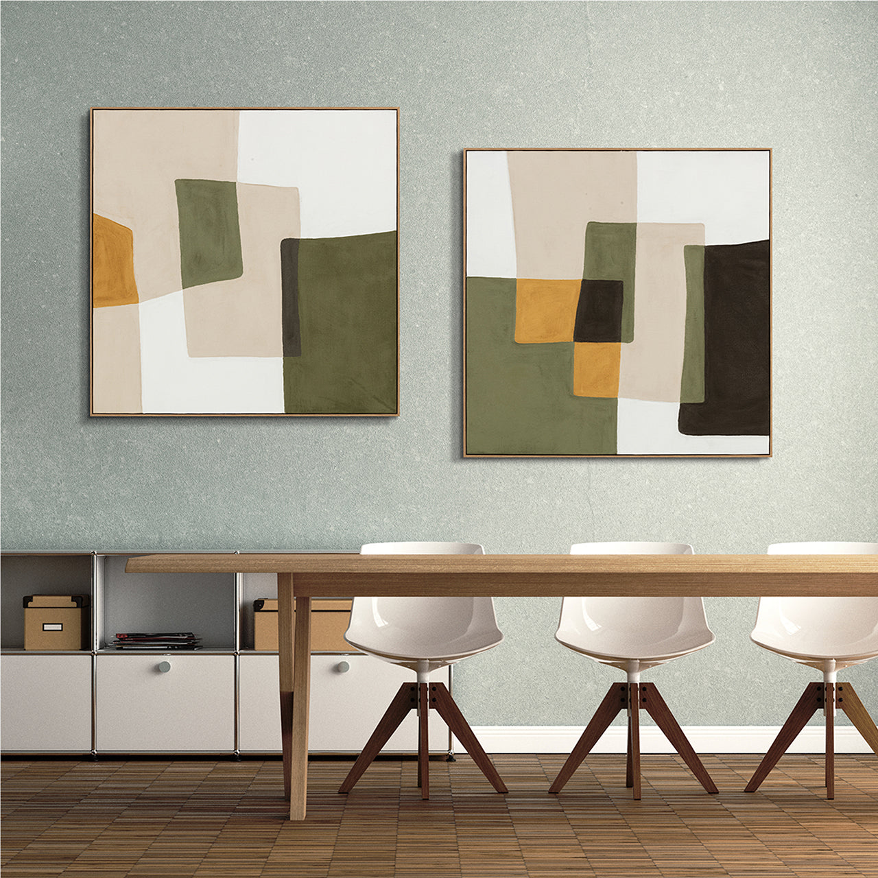 Gemälde Olive Balance