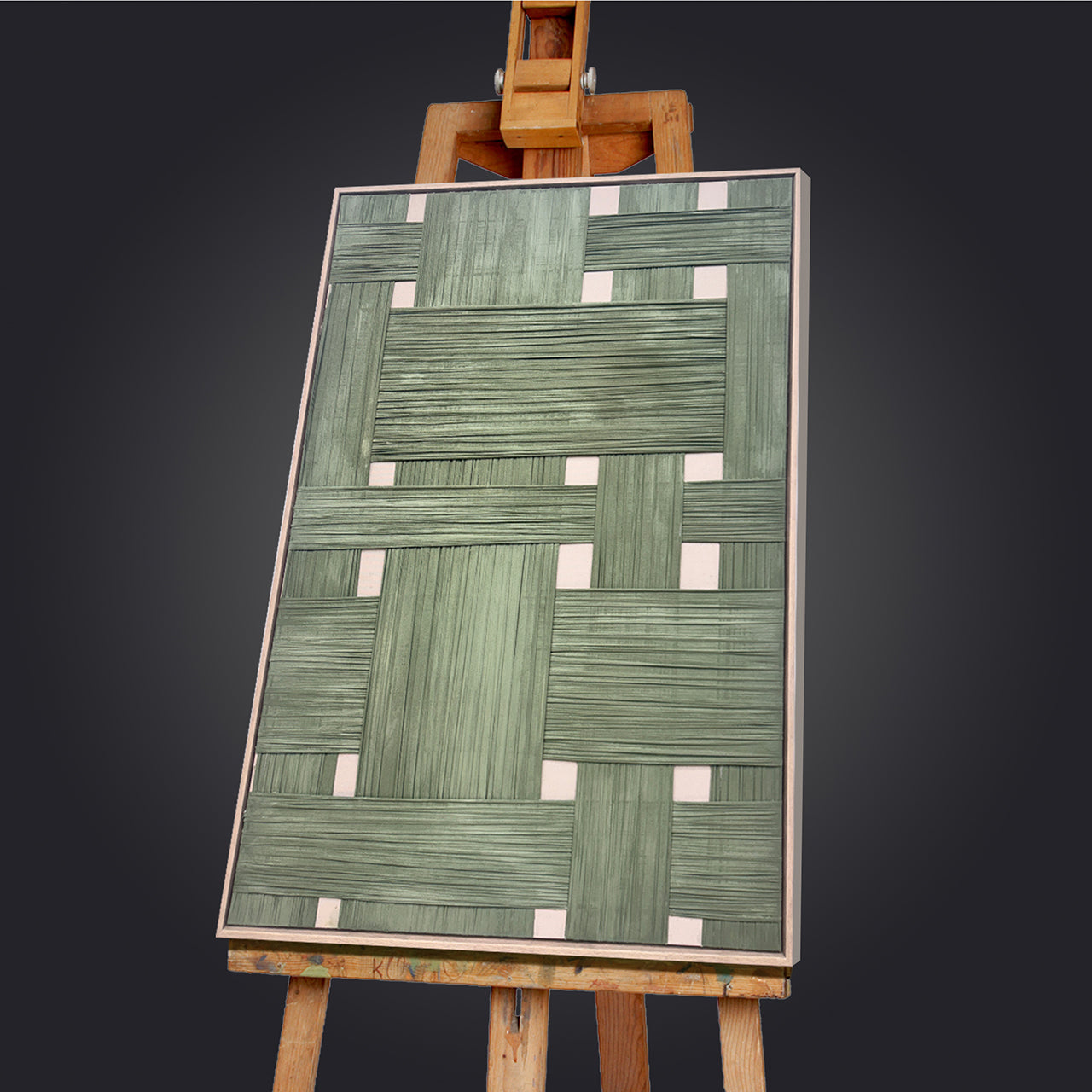 Gemälde Soft Bamboo Patchwork