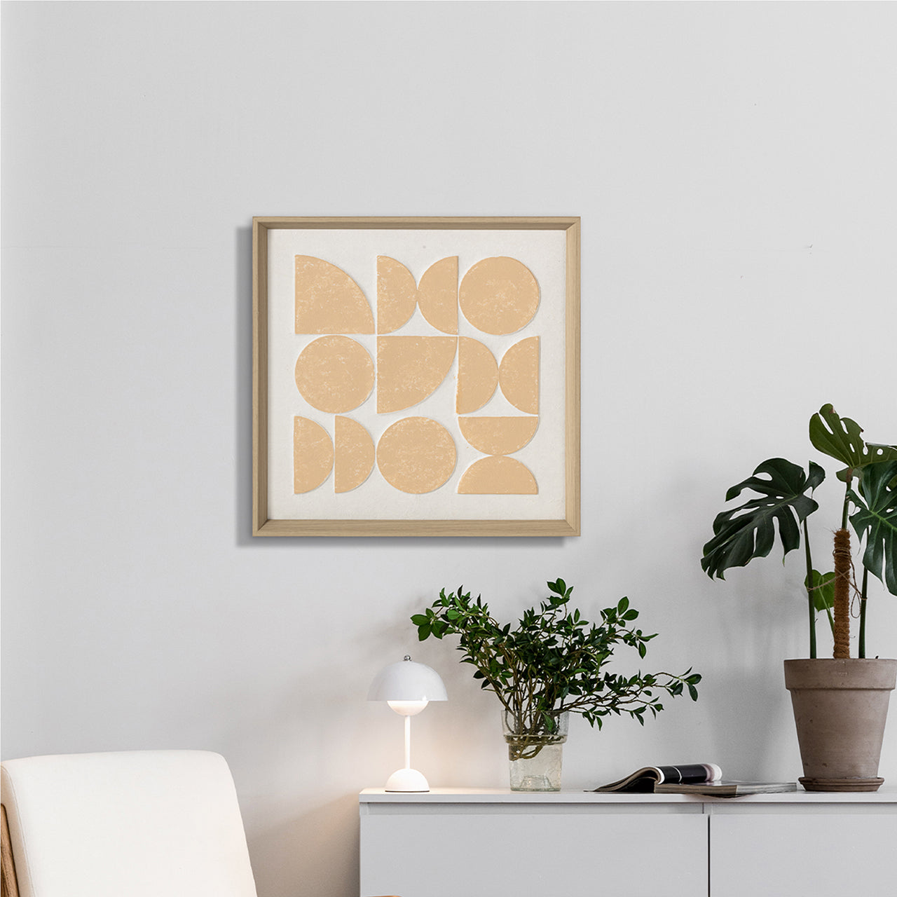 Gemälde Golden Geometry