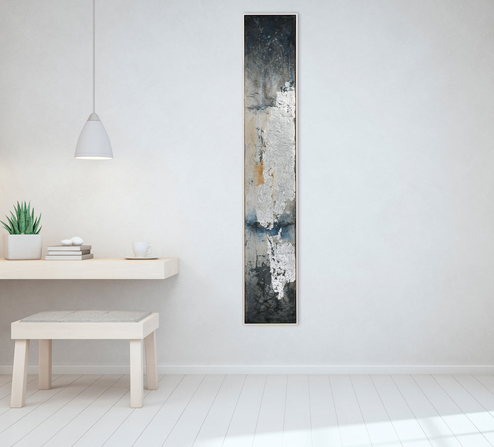 Le tableau Slim Blue met en scène l'argent