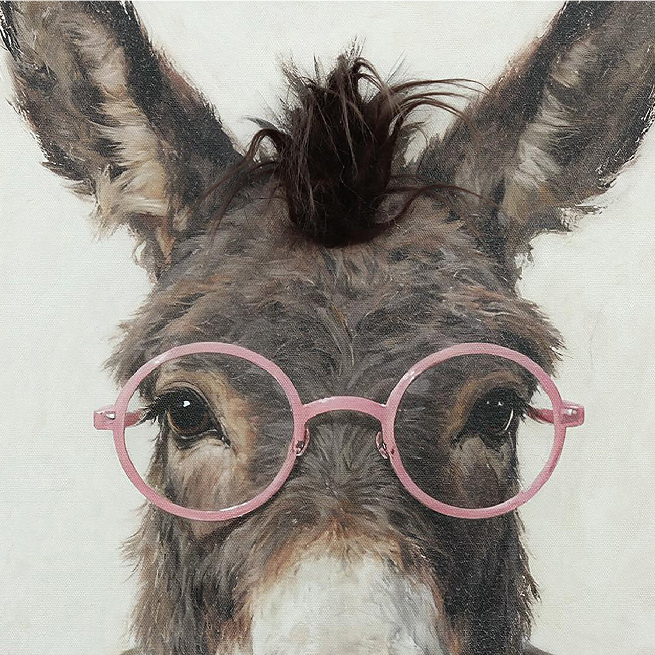Gemälde Kunstfell Donkey Student