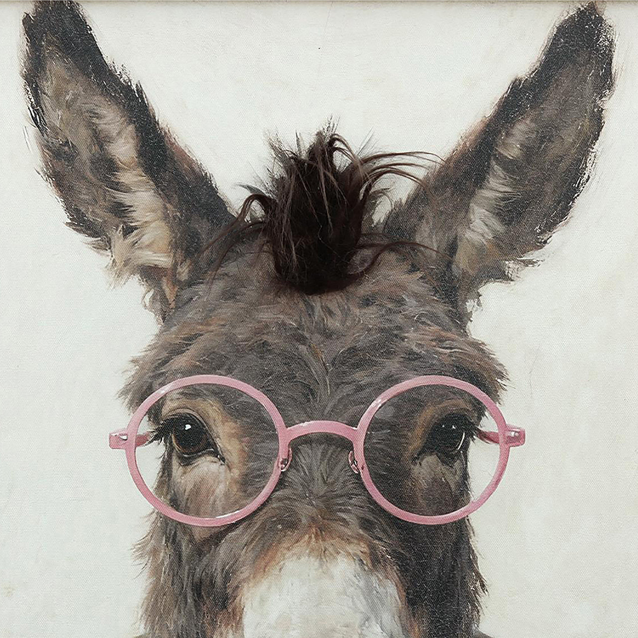Gemälde Kunstfell Donkey Student