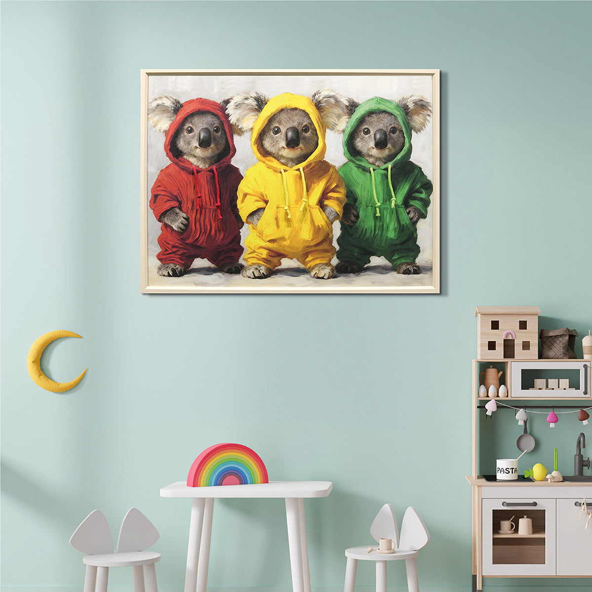 Gemälde Kordelzug Tiny Hoodie Gang