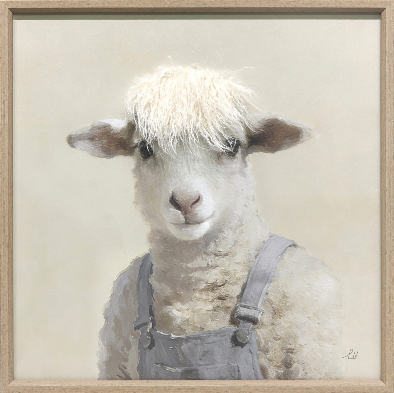 Gemälde Kunstfell Wolly Sheep