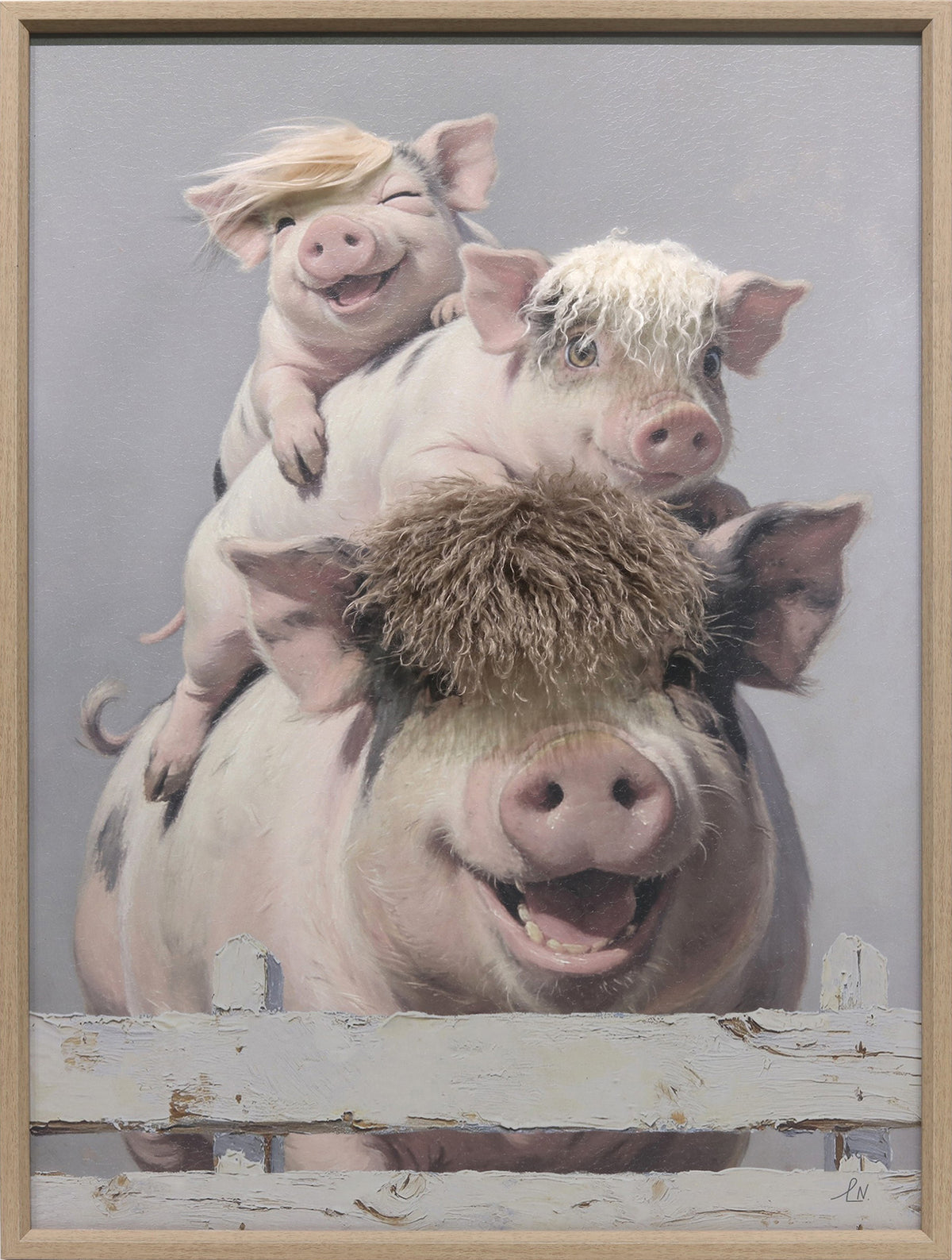 Gemälde Kunstfell Country Smiles