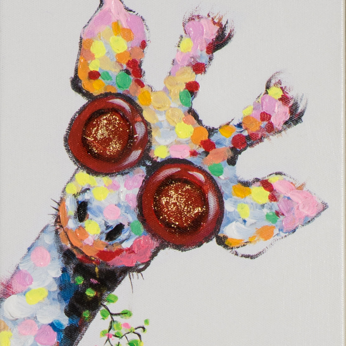 Peinture de girafes amusantes