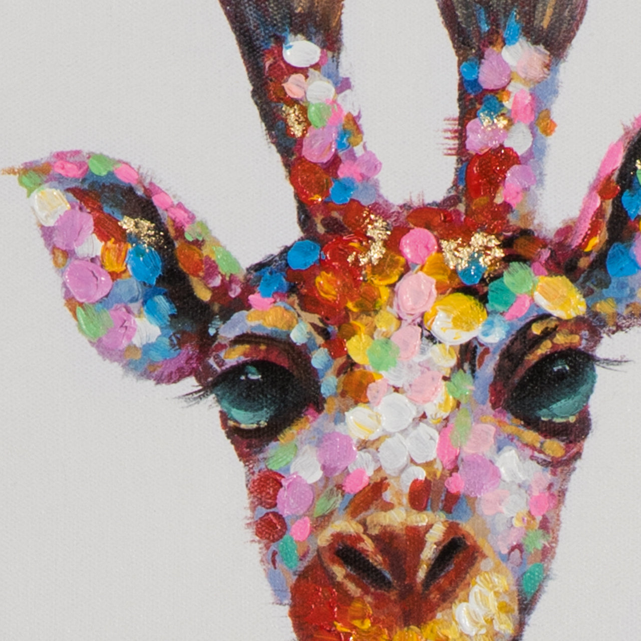 painting Long Giraffe Neck