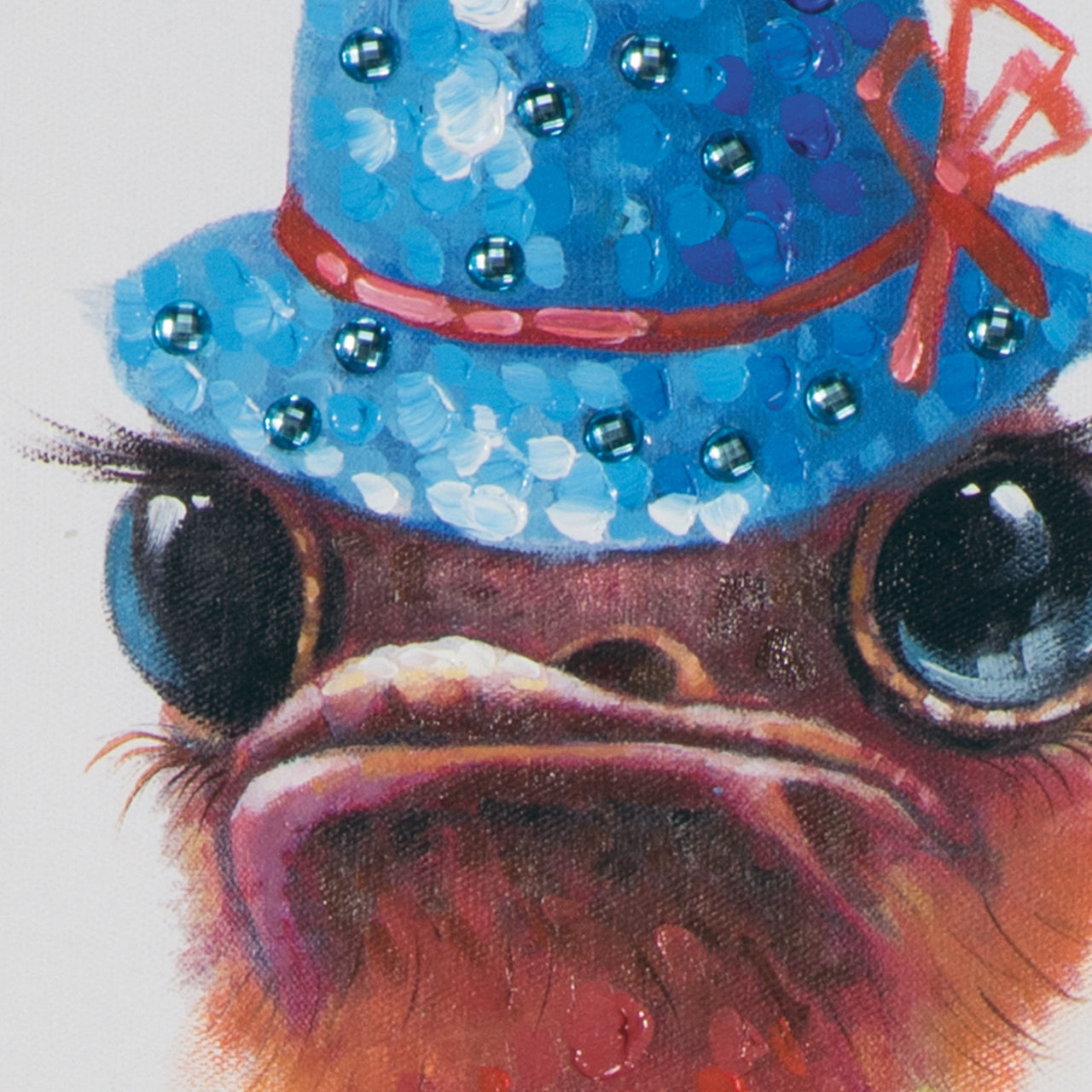 Tableau 3 autruches amusantes