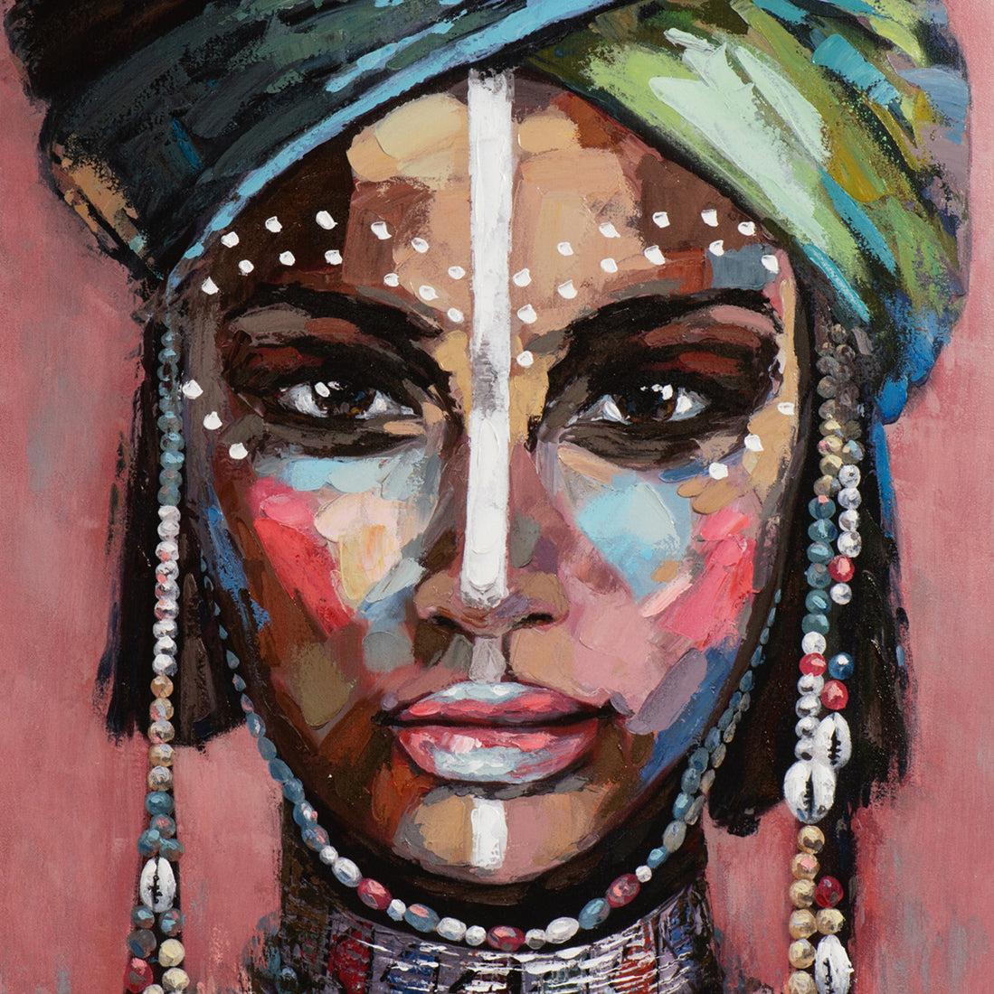 peinture Femme du désert