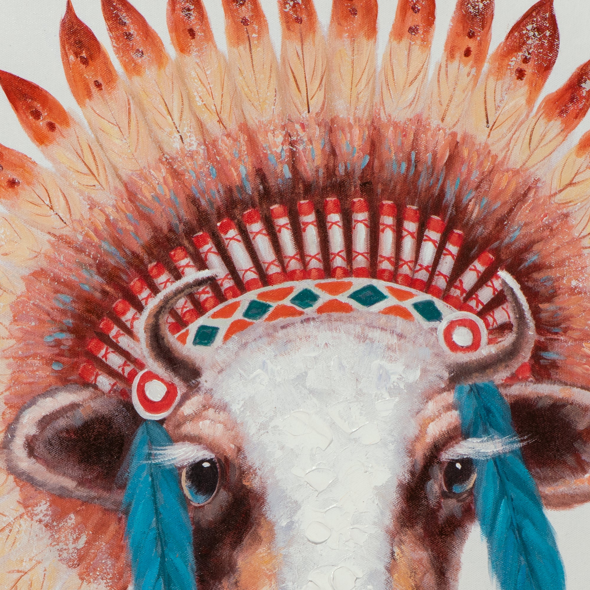 cow with Indian jewelry