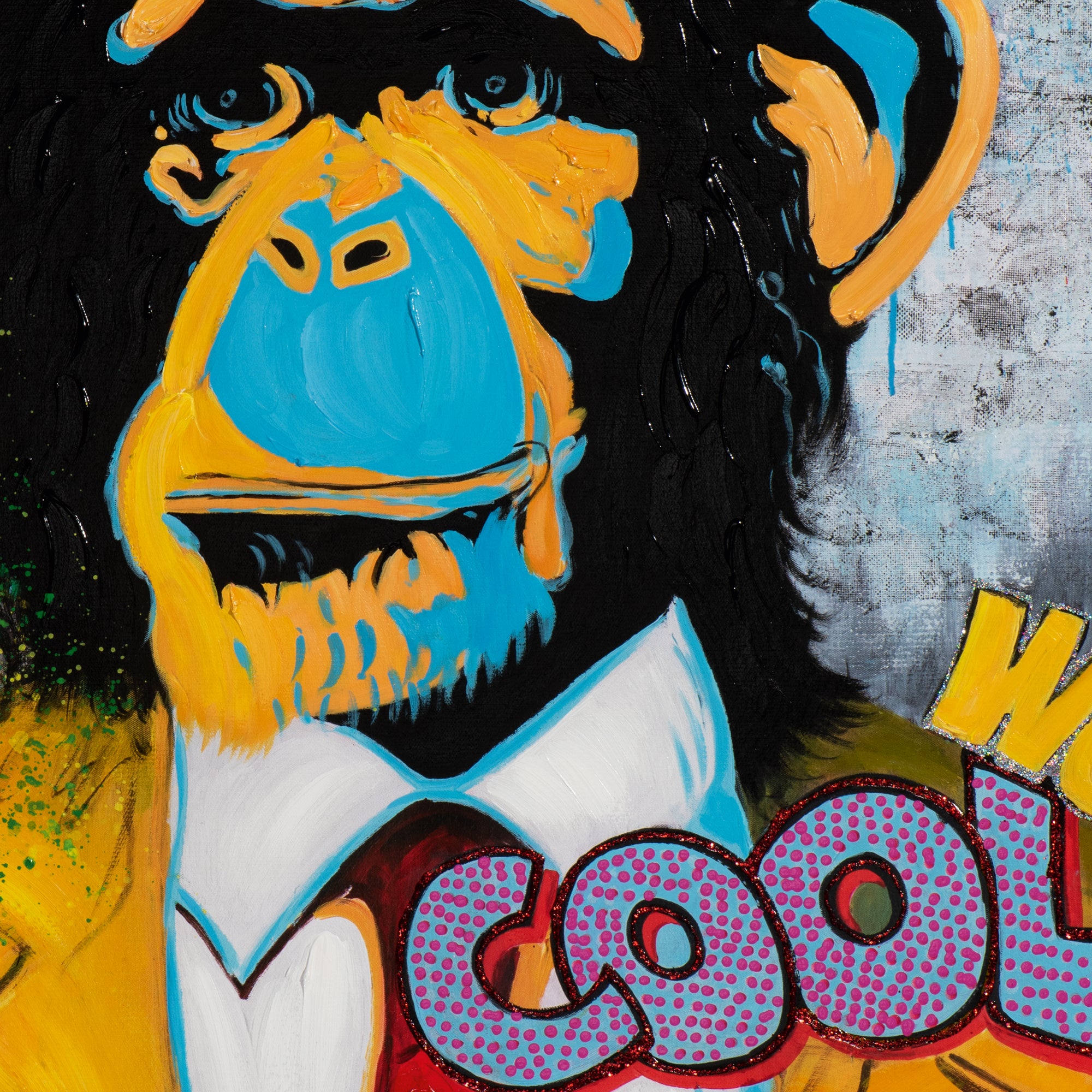 Gemälde Pop Art Affe