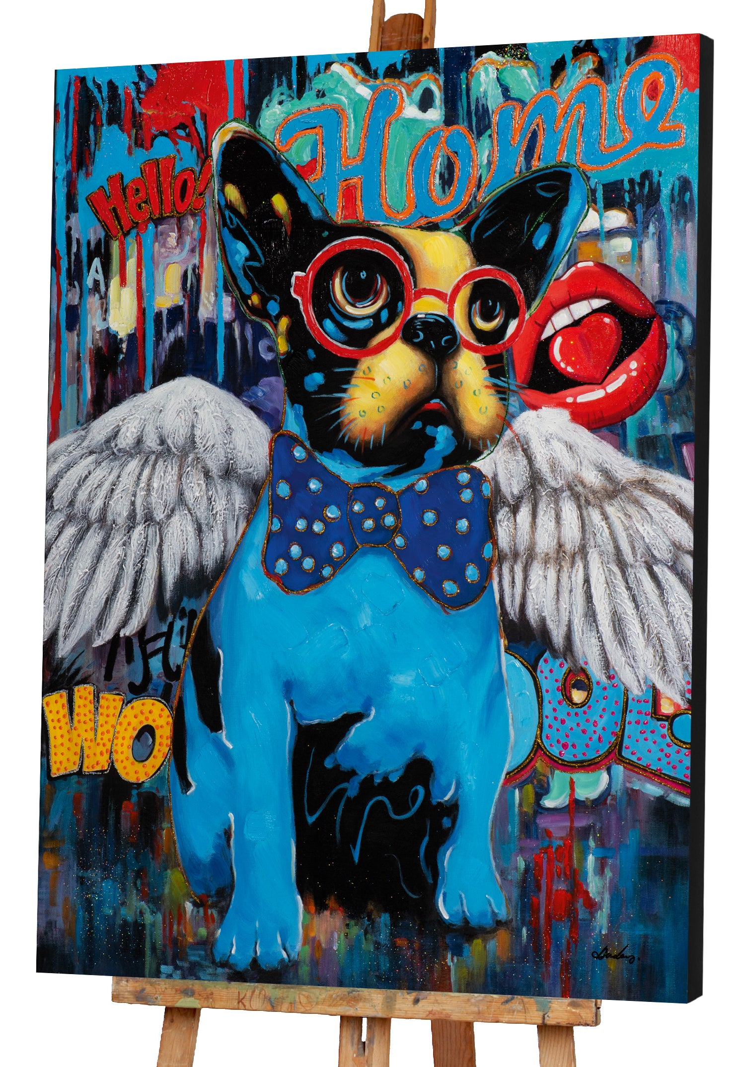 Gemälde Pop Art Hund