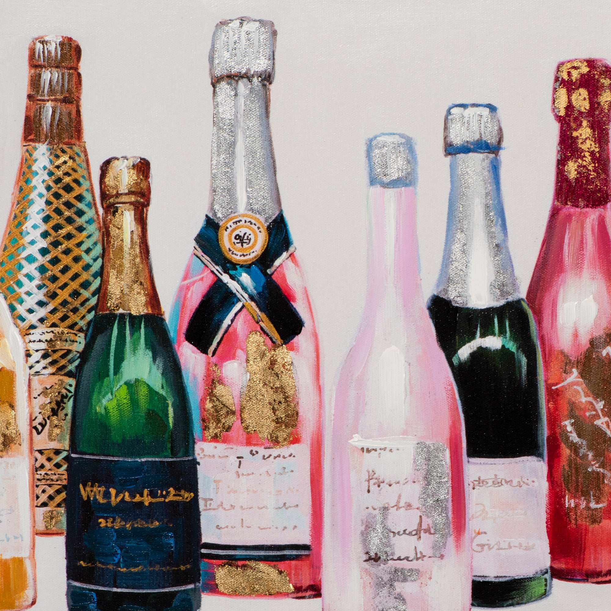 Gemälde Sektparty I