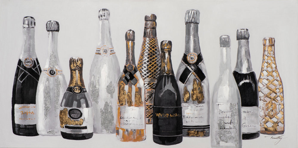 Gemälde Sektparty II