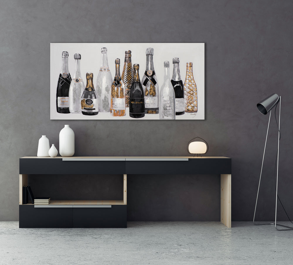 Gemälde Sektparty II