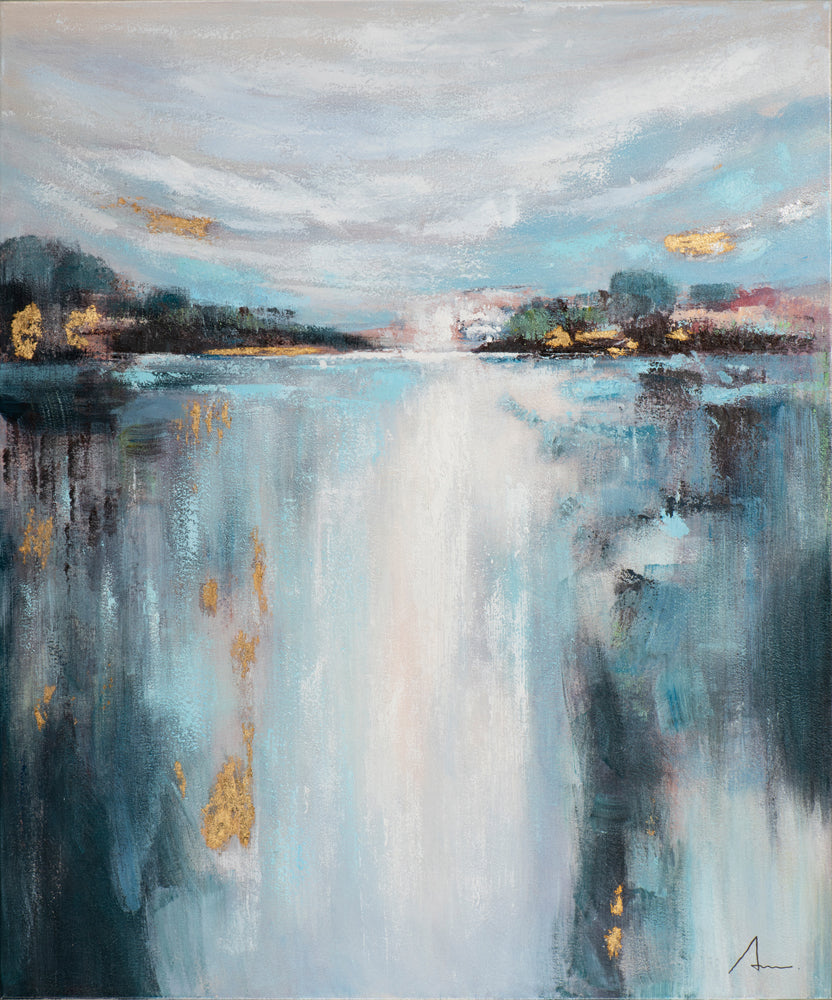 Gemälde Spiegelnder Horizont