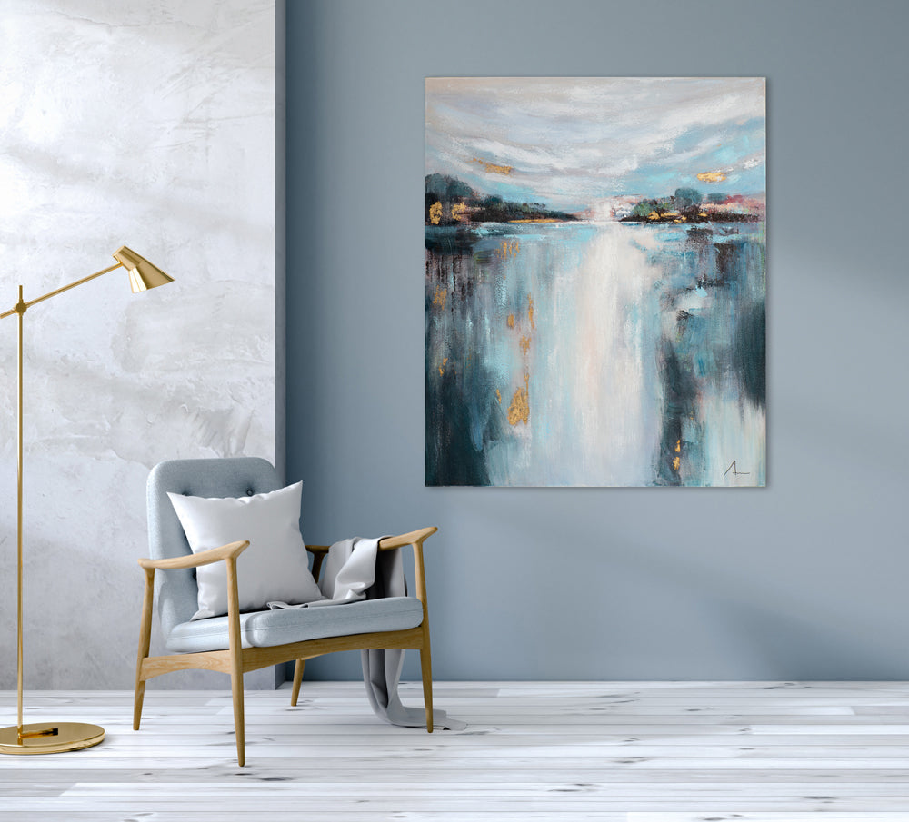 Gemälde Spiegelnder Horizont