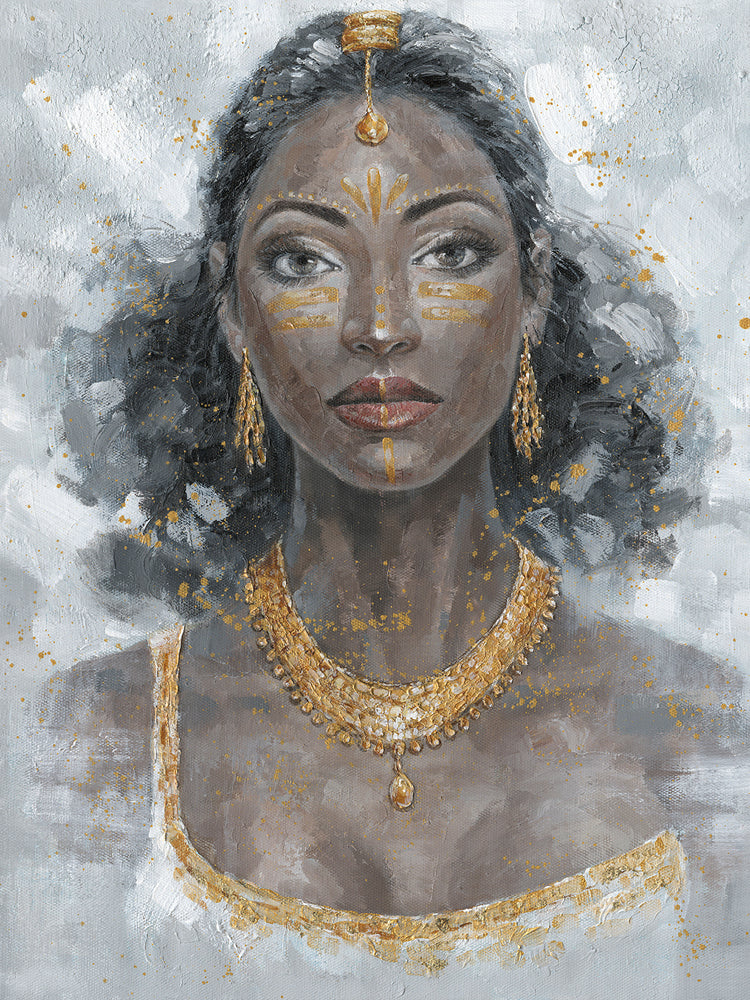 Painting Beauty with Gold Accents