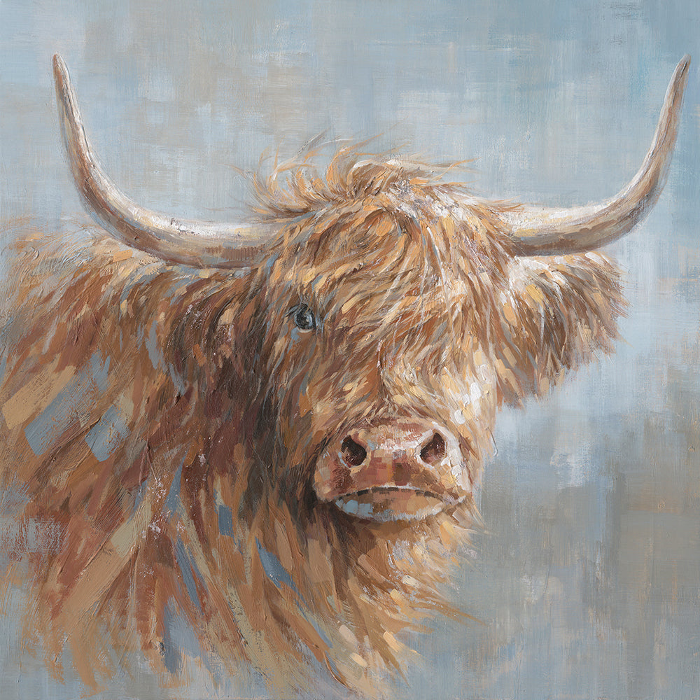 Peinture de charmants bovins des Highlands