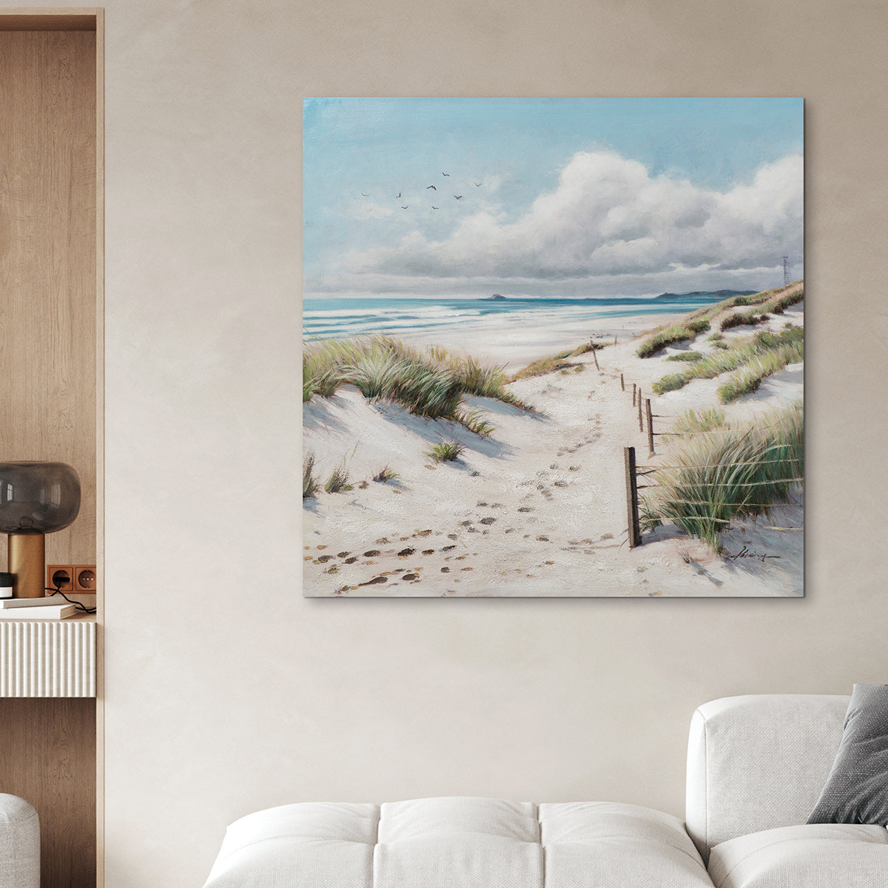 Painting Path through the Dunes