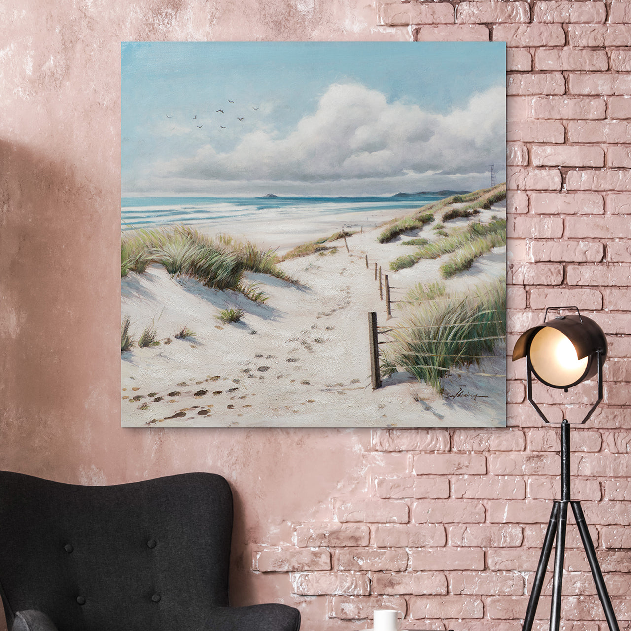 Painting Path through the Dunes