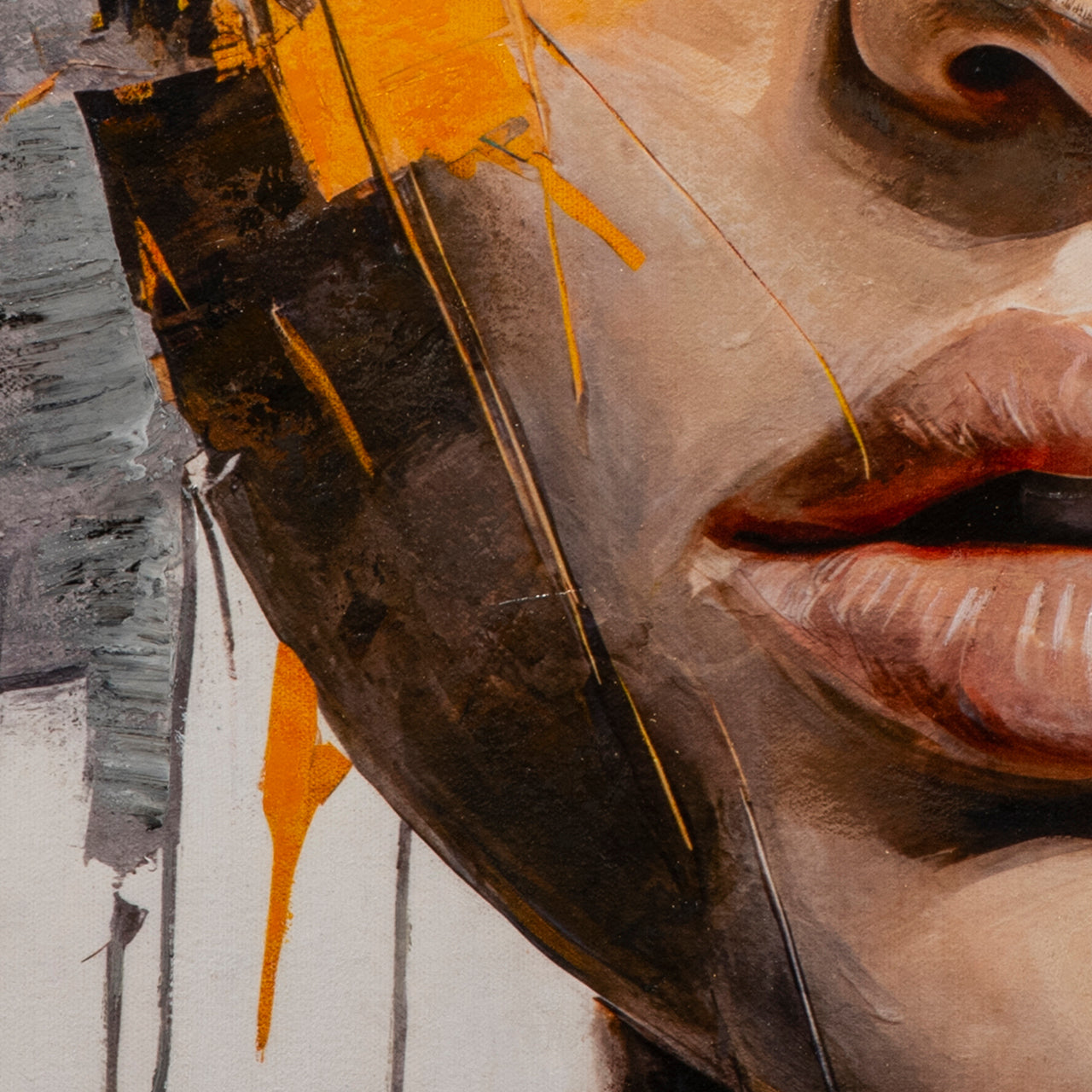 Gemälde Brown eye girl