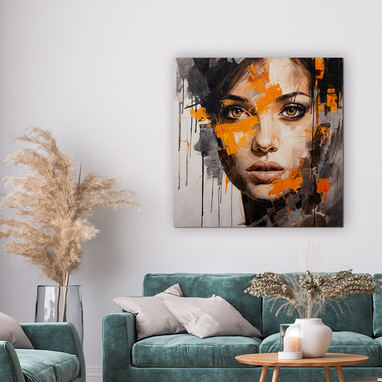 Gemälde Brown eye girl