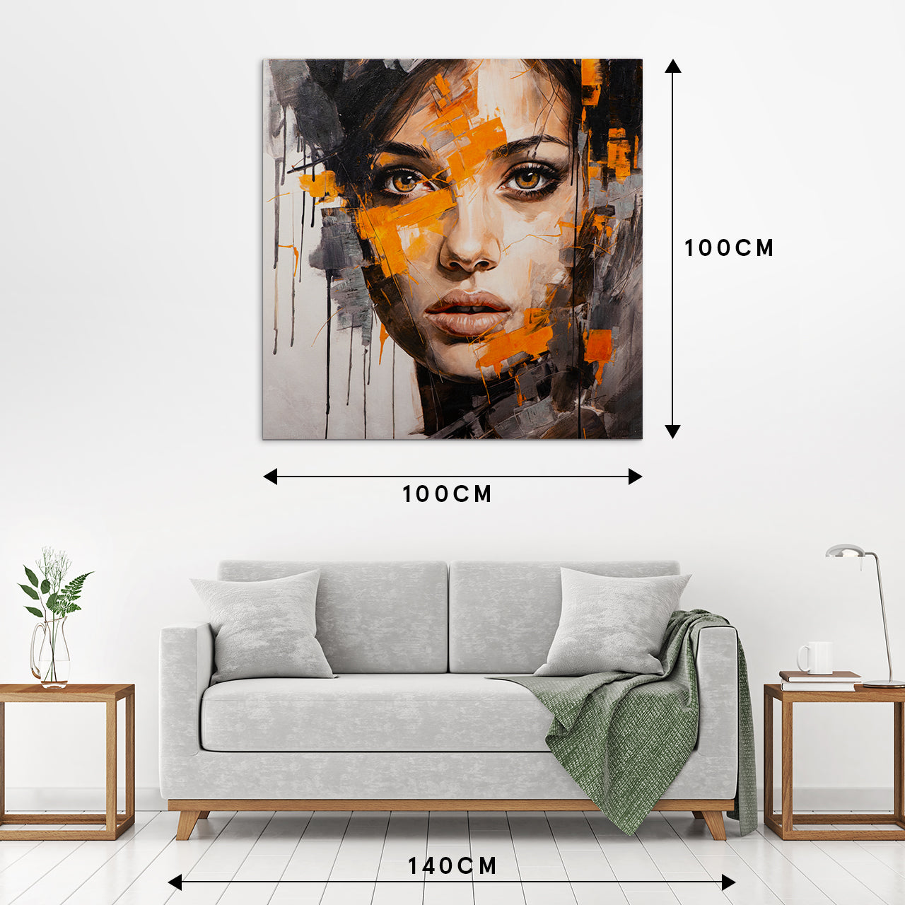 Gemälde Brown eye girl