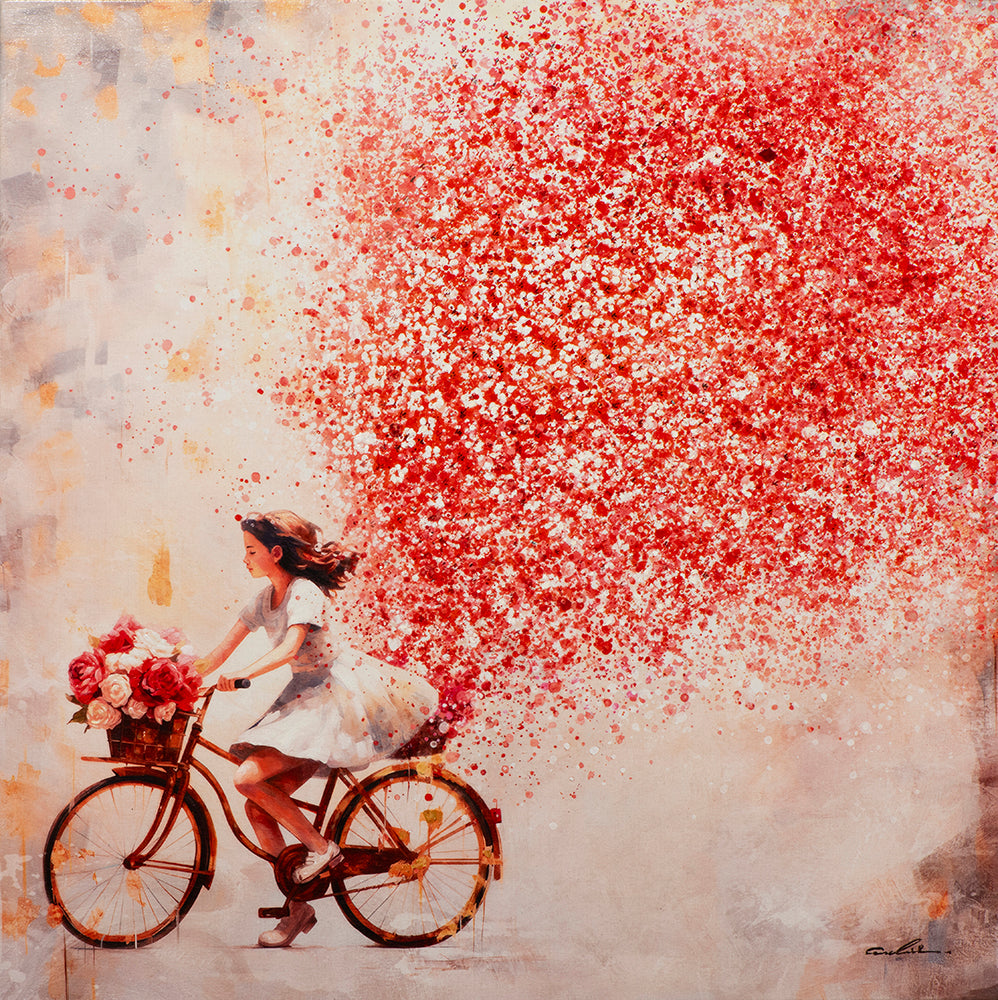 Gemälde Flowers in the air!