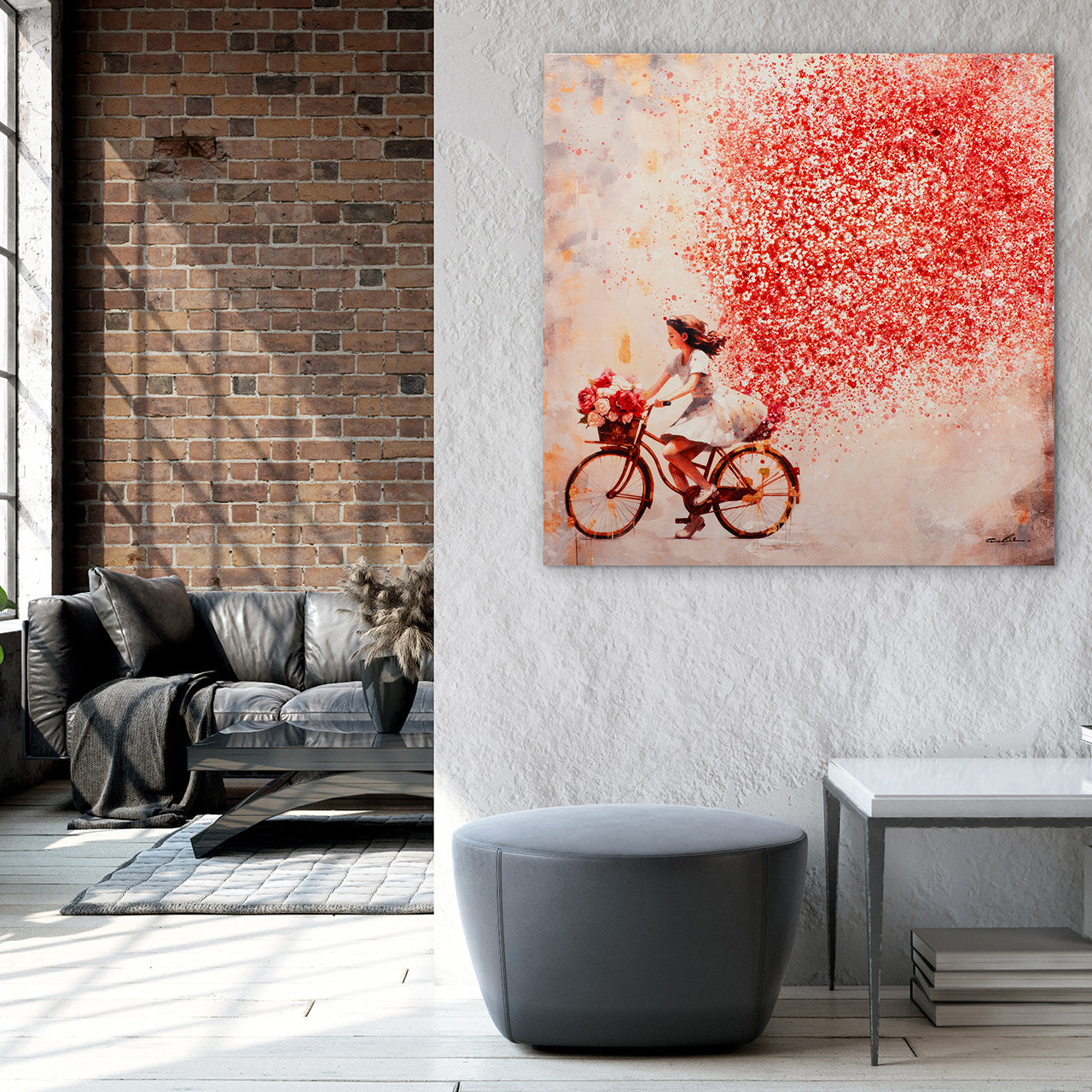 Gemälde Flowers in the air!