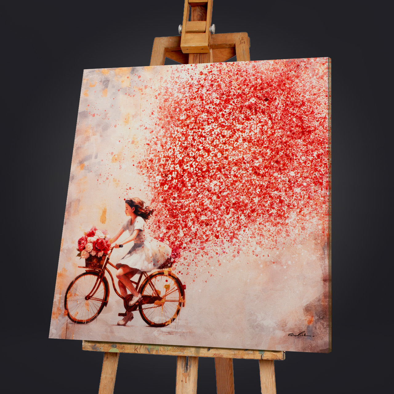 Gemälde Flowers in the air!