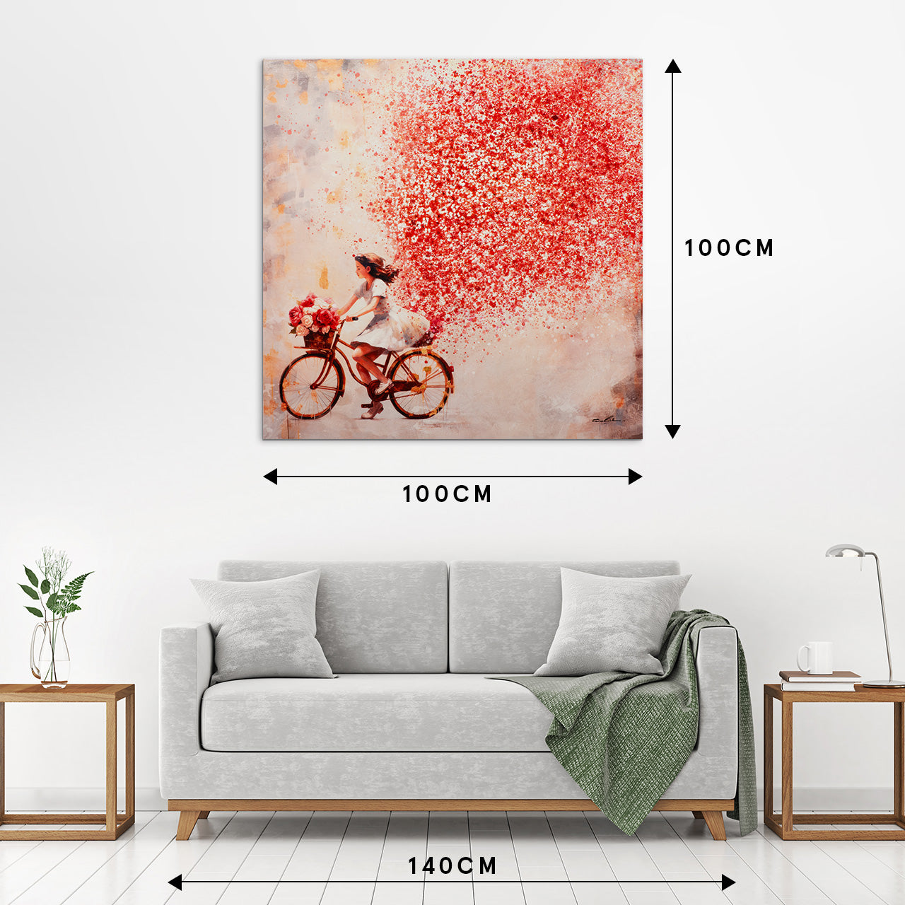 Gemälde Flowers in the air!