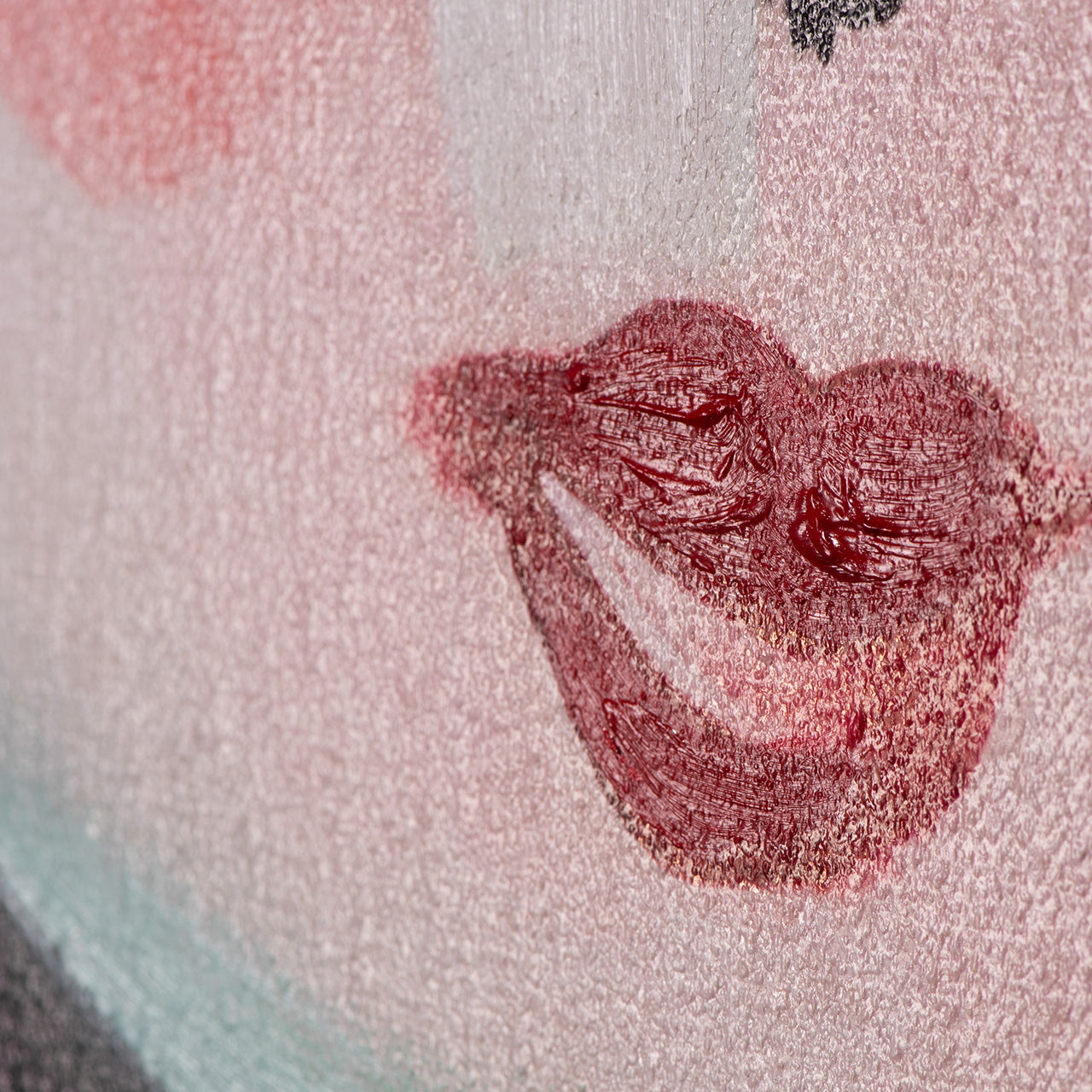 peinture Peinture naïve Fille verte