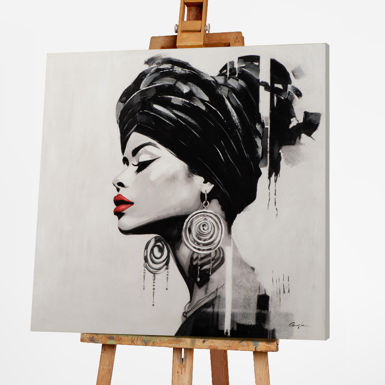 peinture Femme fière