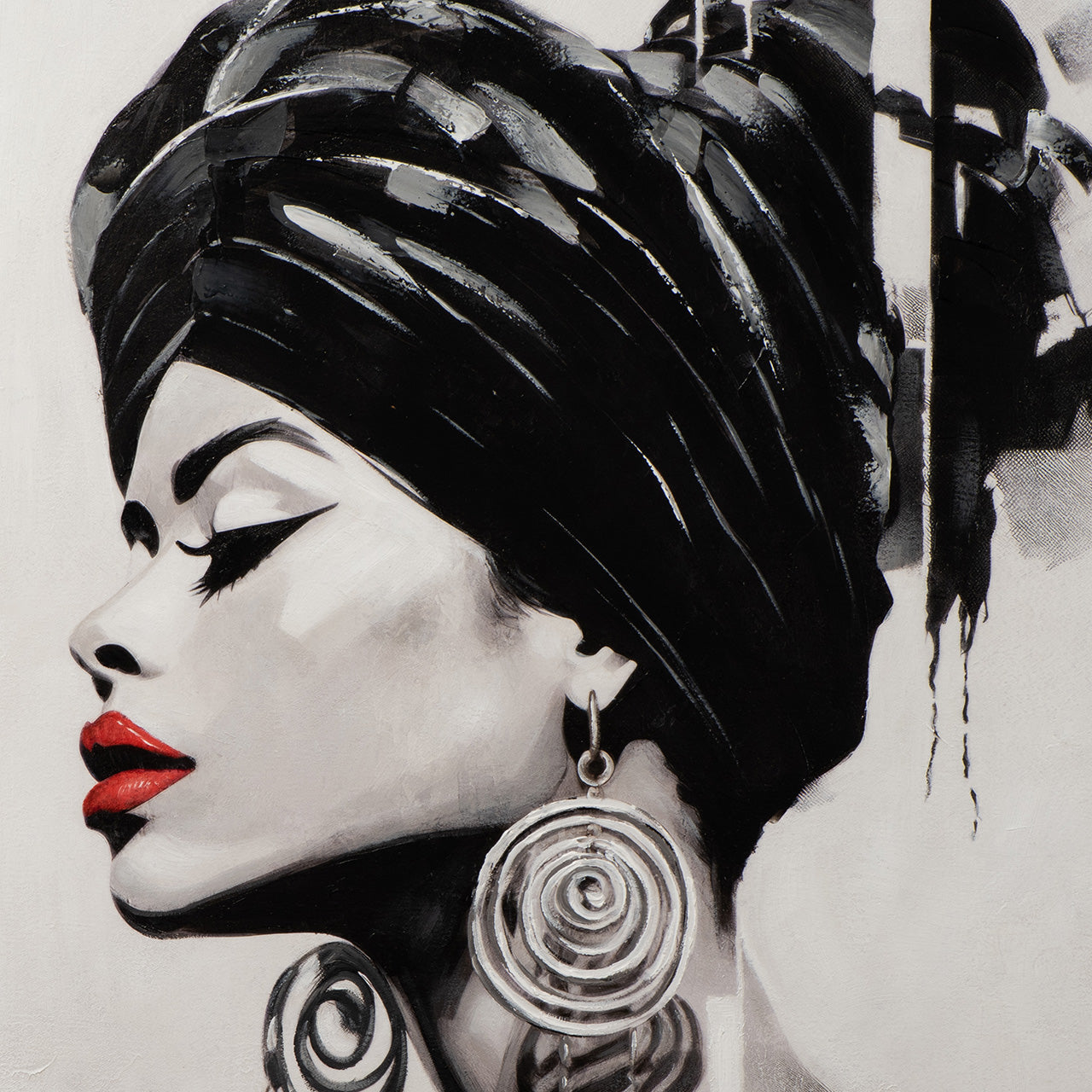 peinture Femme fière