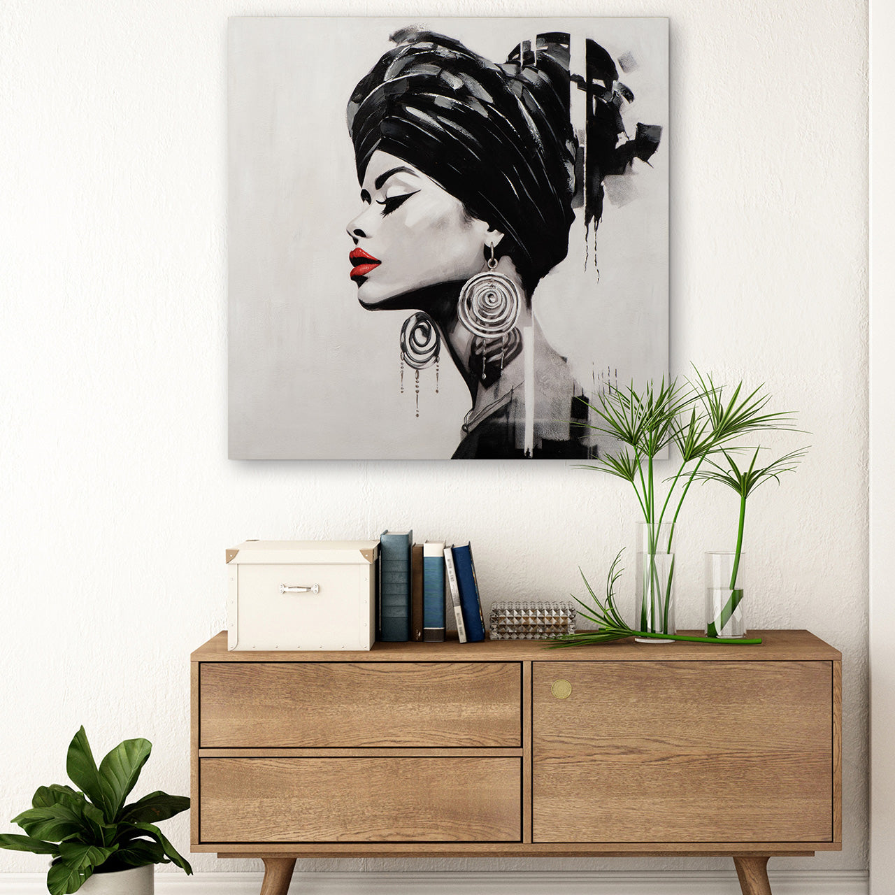 peinture Femme fière