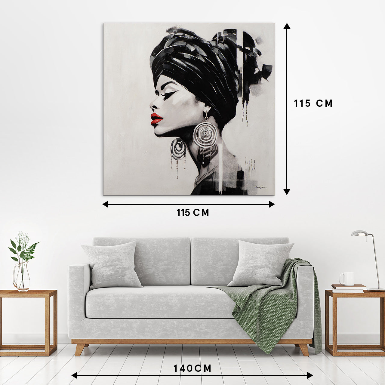 peinture Femme fière