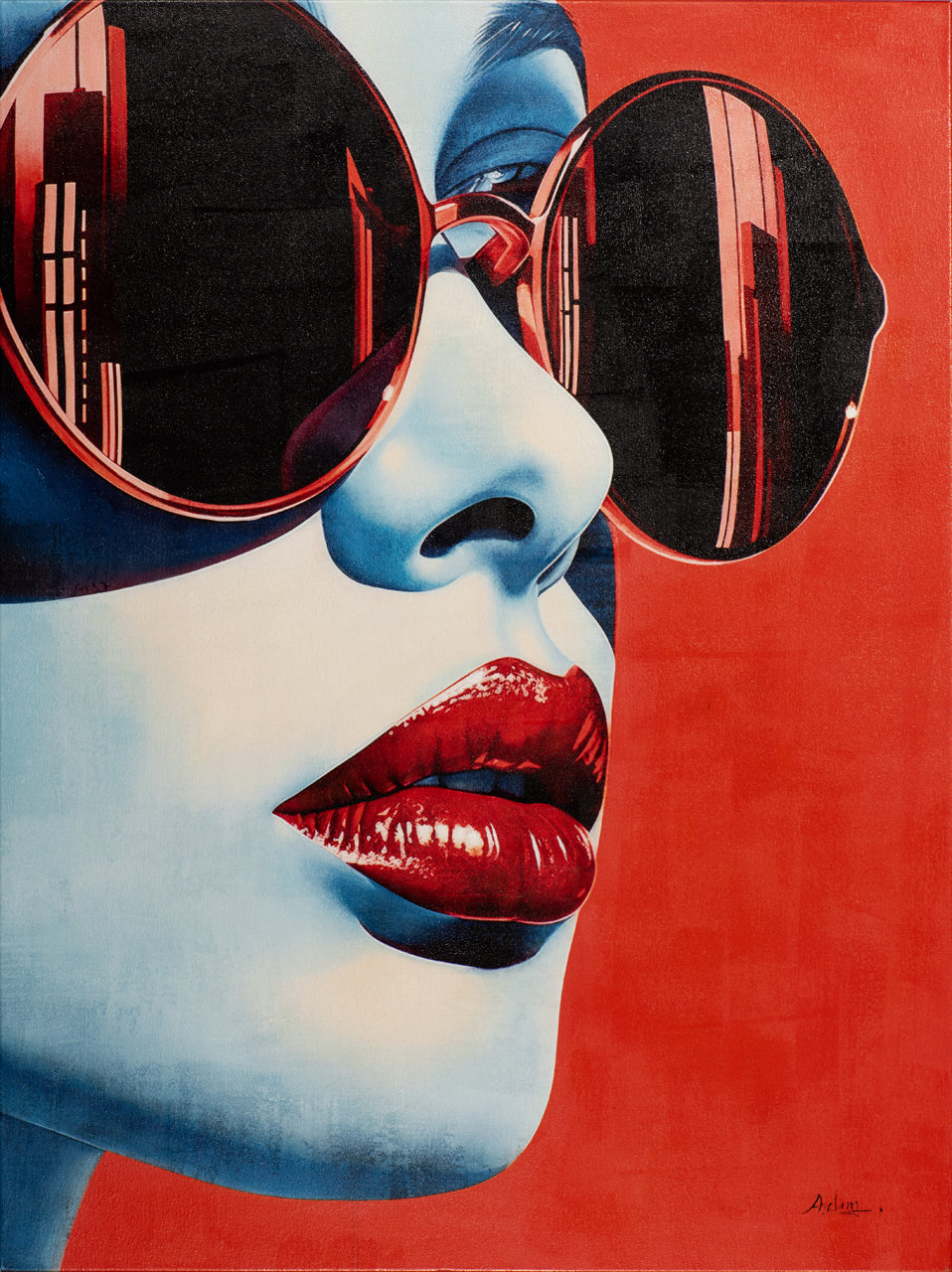 Peindre l'été rouge