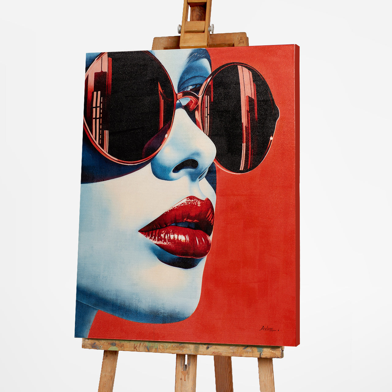 Peindre l'été rouge