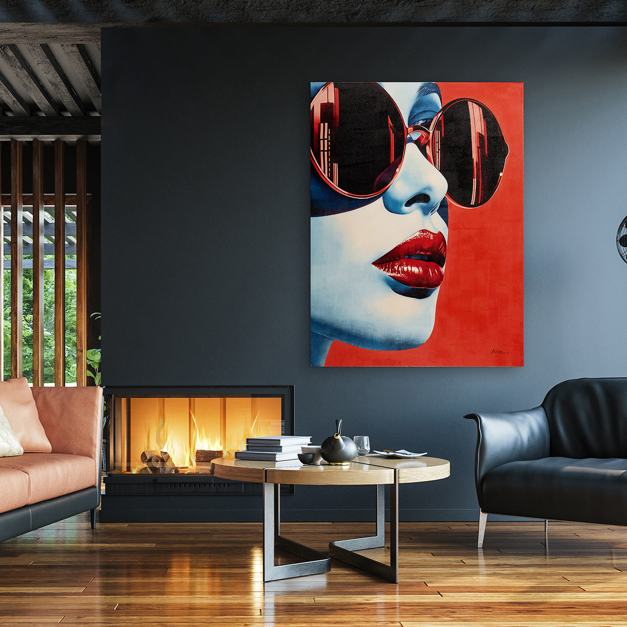 Peindre l'été rouge