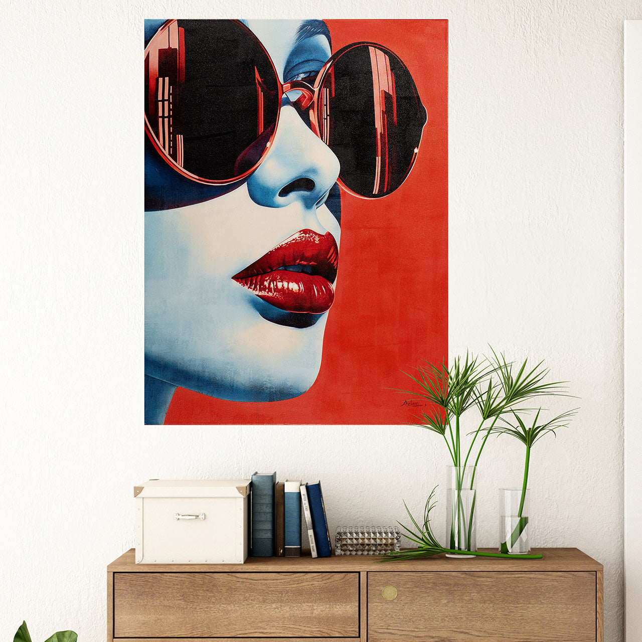 Peindre l'été rouge